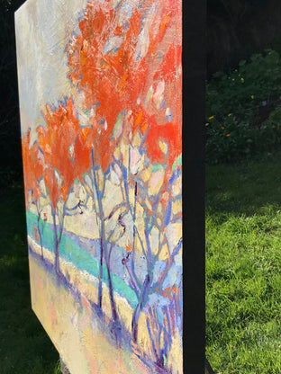 Orange Cypress by James Hartman |  Side View of Artwork 