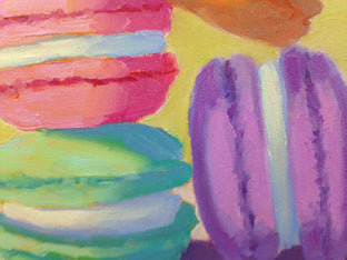 Four Macarons by Pat Doherty |   Closeup View of Artwork 