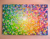 Original art for sale at UGallery.com | In Circles by Natasha Tayles | $1,050 | acrylic painting | 24' h x 36' w | thumbnail 3