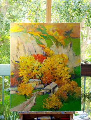 Fall Trees in the Canyon by Suren Nersisyan |  Context View of Artwork 