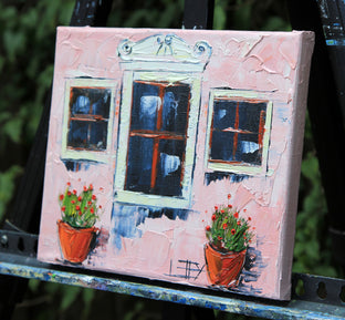 Tuscan Dream by Lisa Elley |  Side View of Artwork 