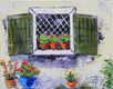 Original art for sale at UGallery.com | Little Italy by Lisa Elley | $250 | oil painting | 8' h x 10' w | thumbnail 1