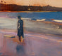 Original art for sale at UGallery.com | Los Playeros by Jamal Sultan | $525 | oil painting | 10.25' h x 13.25' w | thumbnail 4