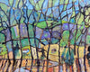 Original art for sale at UGallery.com | Edge of the Woods by James Hartman | $900 | encaustic artwork | 16' h x 20' w | thumbnail 1