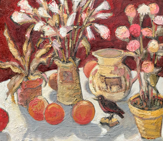 oil painting by James Hartman titled Still Life in a Limited Palette