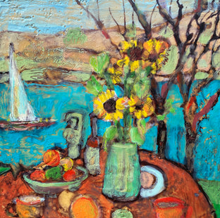 Sunflowers on the Water by James Hartman |  Artwork Main Image 