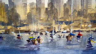 San Diego Bay by James Nyika |   Closeup View of Artwork 