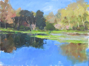 Lake, Sunny Day by Janet Dyer |  Artwork Main Image 