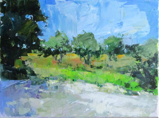 Olive Trees by the Road, Provence by Janet Dyer |  Artwork Main Image 