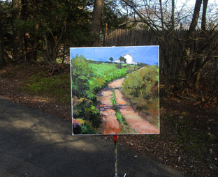 Uphill Path by Janet Dyer |  Context View of Artwork 