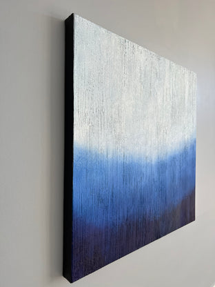 Indigo Landscape 2 by Janet Hamilton |  Side View of Artwork 