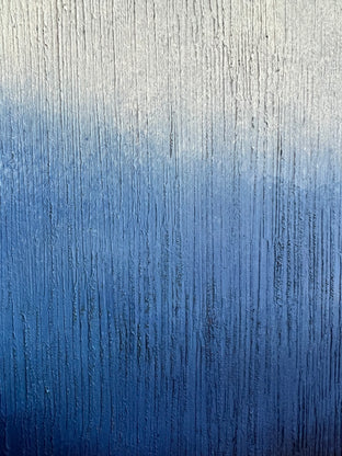 Indigo Landscape 2 by Janet Hamilton |   Closeup View of Artwork 