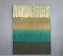 Original art for sale at UGallery.com | Organic Stripes by Janet Hamilton | $2,775 | oil painting | 40' h x 30' w | thumbnail 3