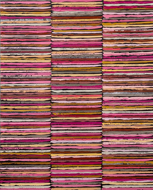 Pink Stripes by Janet Hamilton |  Artwork Main Image 
