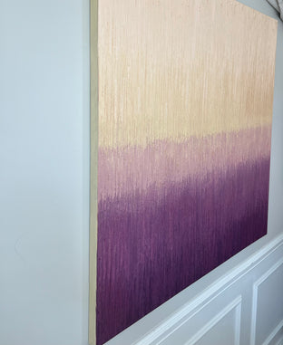 Purple Haze by Janet Hamilton |  Side View of Artwork 