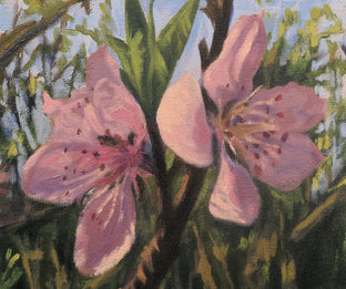 Spring Blossoms by Jay Jensen |  Side View of Artwork 