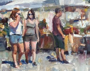 French Market by Jerry Salinas |   Closeup View of Artwork 