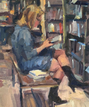 Quiet Corner by Jerry Salinas |   Closeup View of Artwork 