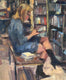 Original art for sale at UGallery.com | Quiet Corner by Jerry Salinas | $725 | oil painting | 18' h x 14' w | thumbnail 4