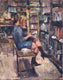 Original art for sale at UGallery.com | Quiet Corner by Jerry Salinas | $725 | oil painting | 18' h x 14' w | thumbnail 1