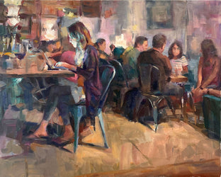 Late Night Cafe by Jerry Salinas |  Artwork Main Image 