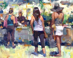 Sunny Market by Jerry Salinas |   Closeup View of Artwork 