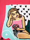 Original art for sale at UGallery.com | My Valentine by Jessica JH Roller | $450 | acrylic painting | 16' h x 12' w | thumbnail 1