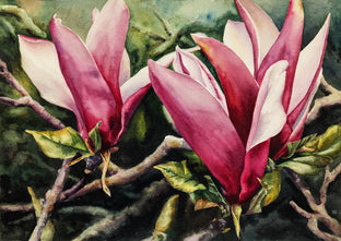 Moody Magnolias by Jinny Tomozy |  Artwork Main Image 