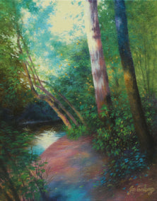 oil painting by Jo Galang titled Beside Still Waters