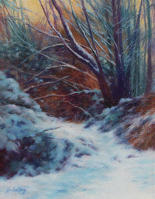 oil painting by Jo Galang titled First Snow