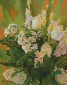 oil painting by Jo Galang titled Mother's Day Bouquet