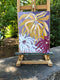 Original art for sale at UGallery.com | Petals In Bloom by Jodi Dann | $350 | mixed media artwork | 12' h x 9' w | thumbnail 3