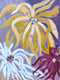 Original art for sale at UGallery.com | Petals In Bloom by Jodi Dann | $350 | mixed media artwork | 12' h x 9' w | thumbnail 1