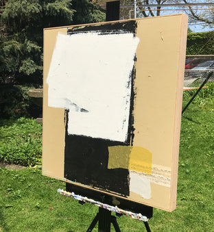 Piano by Joey Korom |  Side View of Artwork 
