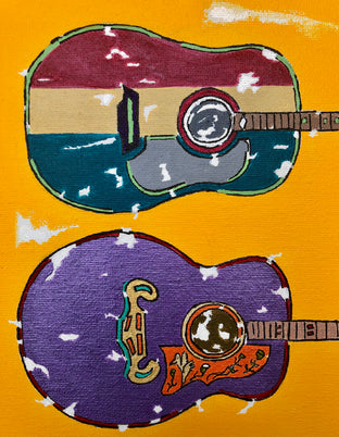 Buck Owen & Emmylou Harris by John McCabe |   Closeup View of Artwork 