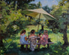 Original art for sale at UGallery.com | Wine Club by Jonelle Summerfield | $900 | oil painting | 16' h x 20' w | thumbnail 1