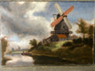 Original art for sale at UGallery.com | Windmills 2 by Jose H. Alvarenga | $850 | oil painting | 11' h x 14' w | thumbnail 4