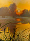Original art for sale at UGallery.com | Golden Glow by Jose Luis Bermudez | $4,800 | oil painting | 36' h x 60' w | thumbnail 4