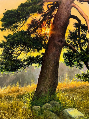Pine by Jose Luis Bermudez |   Closeup View of Artwork 