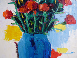 Grocery Store Flowers by Judy Mackey |   Closeup View of Artwork 