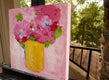 Original art for sale at UGallery.com | Pinky by Judy Mackey | $575 | oil painting | 12' h x 12' w | thumbnail 2