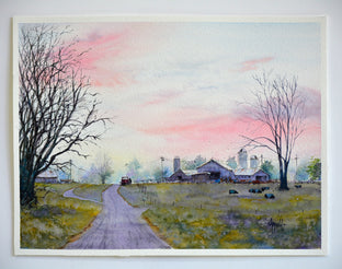 A Brush of Pink by Judy Mudd |  Context View of Artwork 