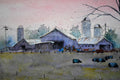 Original art for sale at UGallery.com | A Brush of Pink by Judy Mudd | $1,075 | watercolor painting | 13.25' h x 17.25' w | thumbnail 4