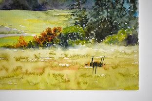 Ohio Side Road by Judy Mudd |  Side View of Artwork 