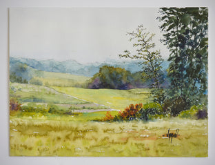 Ohio Side Road by Judy Mudd |  Context View of Artwork 