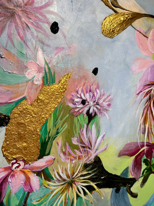 Floral Dance by Julia Hacker |   Closeup View of Artwork 