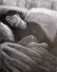 oil painting by Lisa Nielsen titled Repose