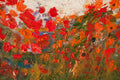 Original art for sale at UGallery.com | Bloomtime by Kajal Zaveri | $2,500 | oil painting | 30' h x 30' w | thumbnail 4