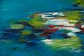 Original art for sale at UGallery.com | Feeling Calm, Feeling Happy by Kajal Zaveri | $10,000 | oil painting | 60' h x 72' w | thumbnail 4