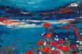 Original art for sale at UGallery.com | Inhale, Exhale, Enjoy by Kajal Zaveri | $2,500 | oil painting | 30' h x 30' w | thumbnail 4